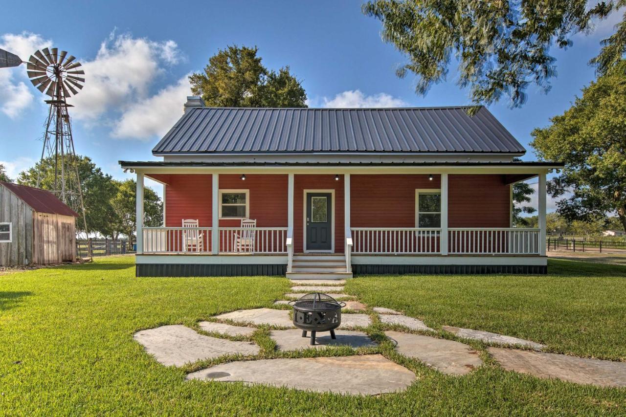 Peaceful Schulenburg Farmhouse With Fire Pit And Grill Exteriér fotografie