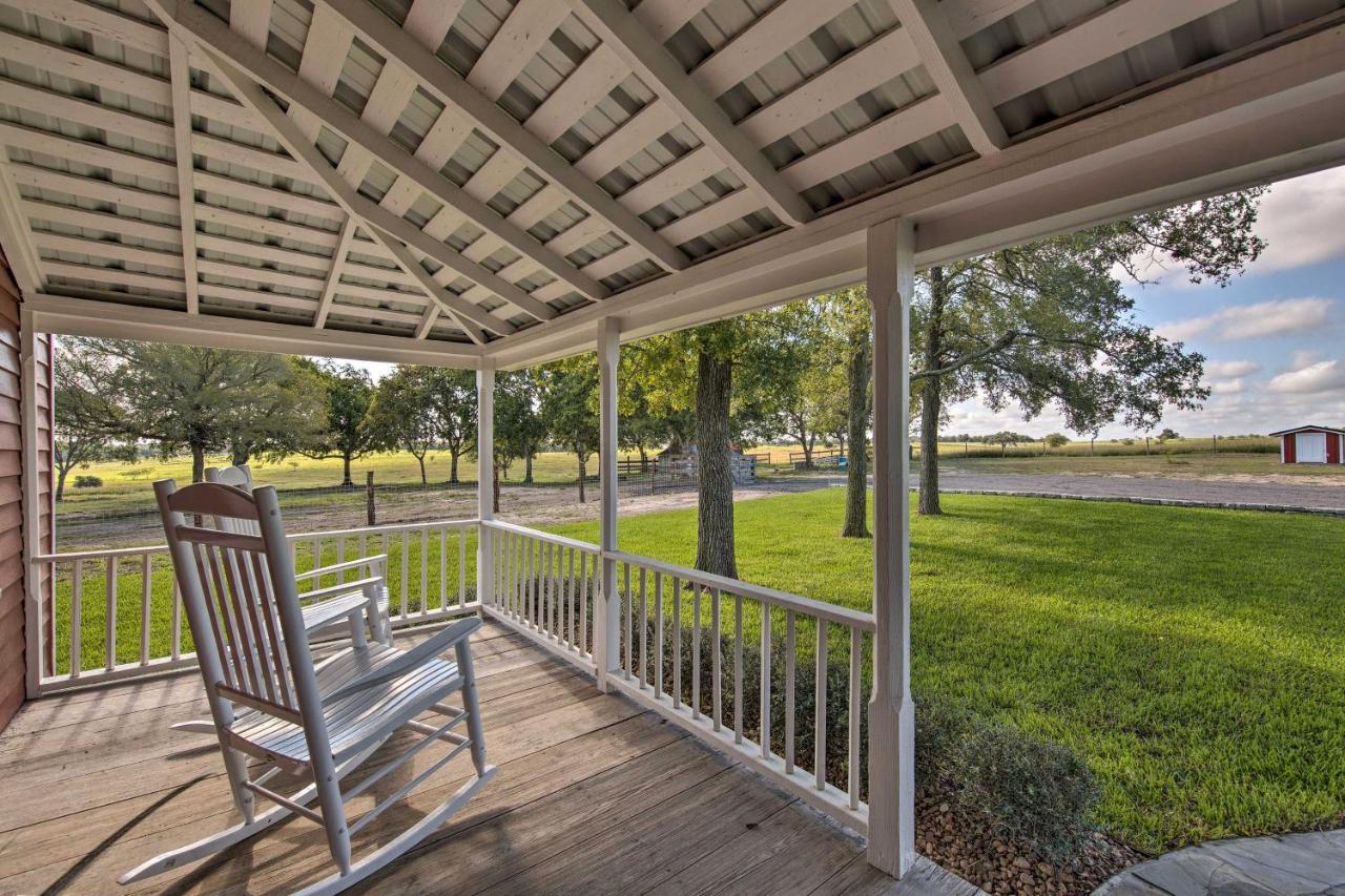 Peaceful Schulenburg Farmhouse With Fire Pit And Grill Exteriér fotografie